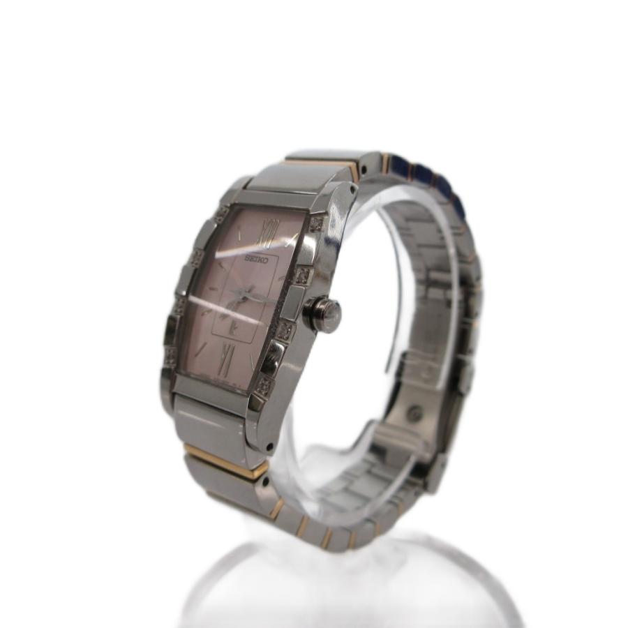 セイコー SEIKO ルキア 腕時計 ウォッチ 8P クォーツ 文字盤ピンク 2針