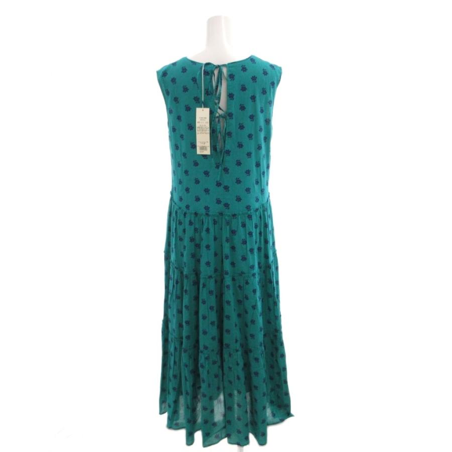 未使用品 ヌキテパ タグ付き DOBBY ST PLAIN GATHER SLEEVELESS DRESS