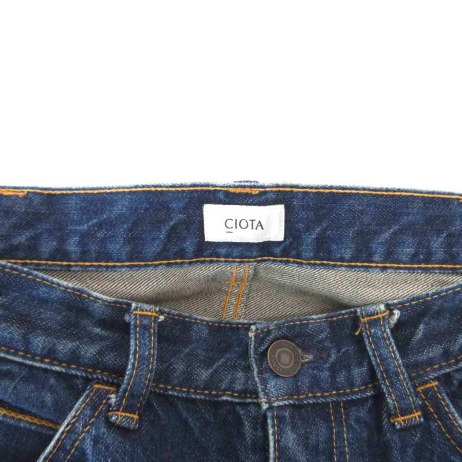 シオタ CIOTA SLIM 5 POCKET PANTS 新スビンコットンスリムジーンズ 