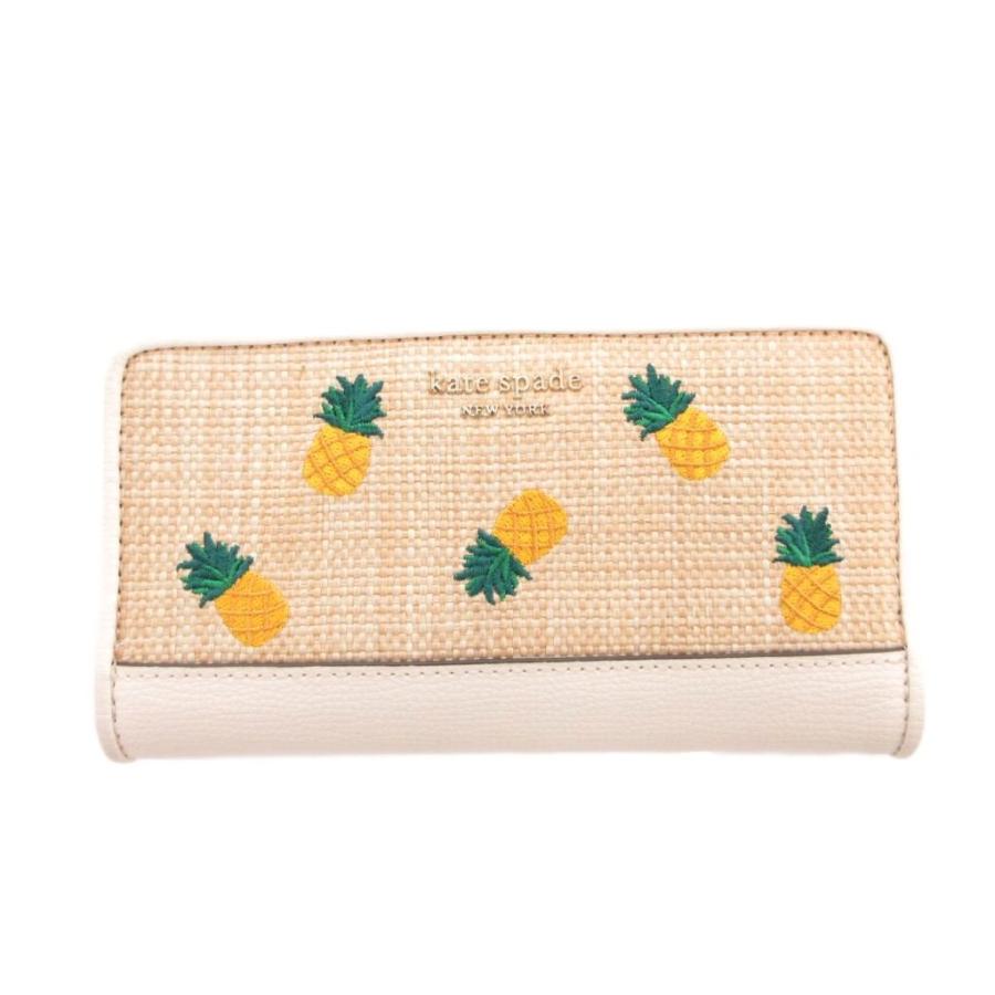 ケイトスペード 財布 パイナップル柄 中古・古着通販】Kate Spade New 