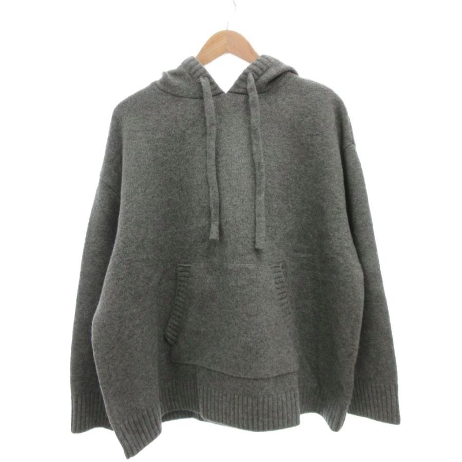 ZARA（ザラ） 美品 オーバーサイズ ニット スウェット シャツ パーカー 