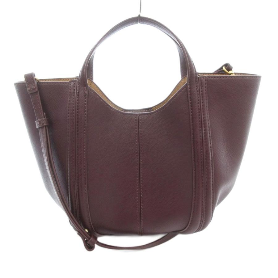 ZARA（ザラ） 美品 ステッチミニシティバッグ ショルダーバッグ 2WAY 
