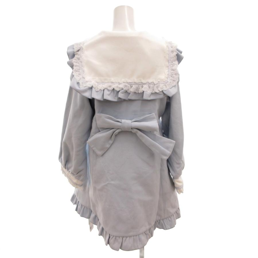 未使用品 夢展望 DearMyLove タグ付き ポンポンリボンセーラー襟フリル 