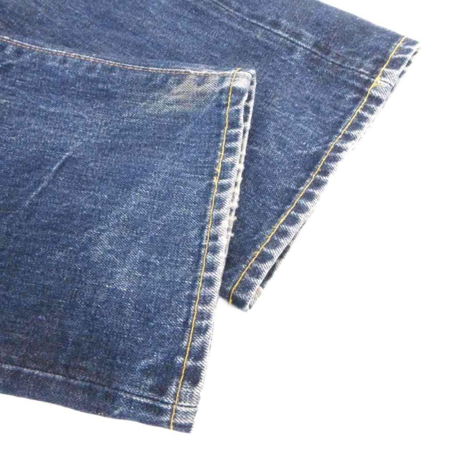 ダブルアールエル STRAIGHT LEG SELVEDGE JEAN デニムパンツ ジーンズ ストレート セルビッチ 赤耳 ボタンフライ 30/30 インディゴ_3