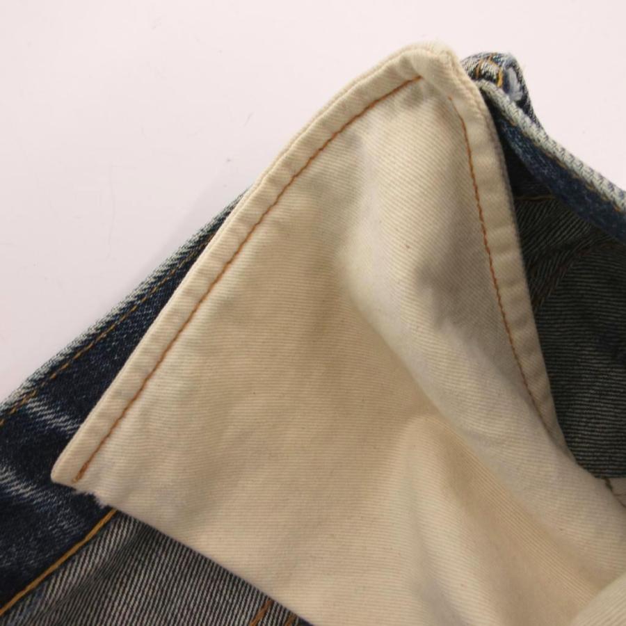 ダブルアールエル STRAIGHT LEG SELVEDGE JEAN デニムパンツ ジーンズ ストレート セルビッチ 赤耳 ボタンフライ 30/30 インディゴ_6