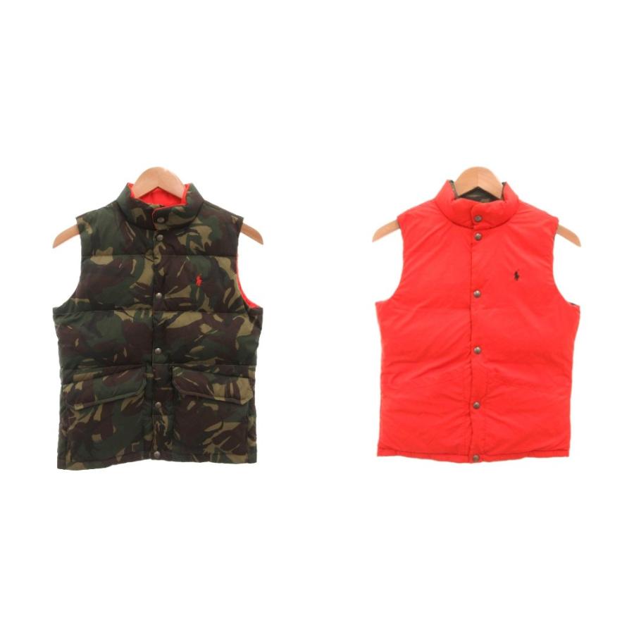 DENIM&SUPPLY RALPHLAUREN 迷彩 ダウンベスト（中古)XL ☆完売 デニム&サプライbyラルフローレン 30%オフセール