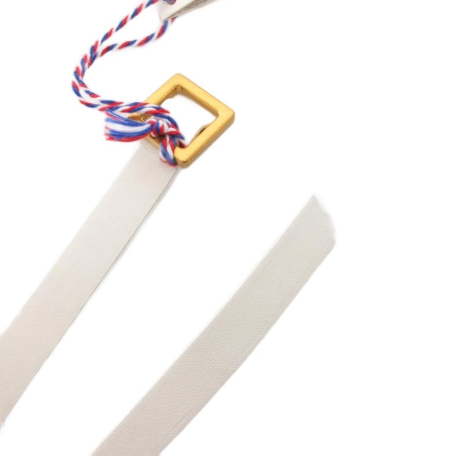未使用品 MAISON BOINET メゾンボワネ タグ付き ナローベルト ハトメ
