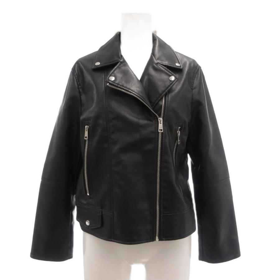 ZARA（ザラ） 美品 ダブル ライダースジャケット フェイクレザー 黒 11 