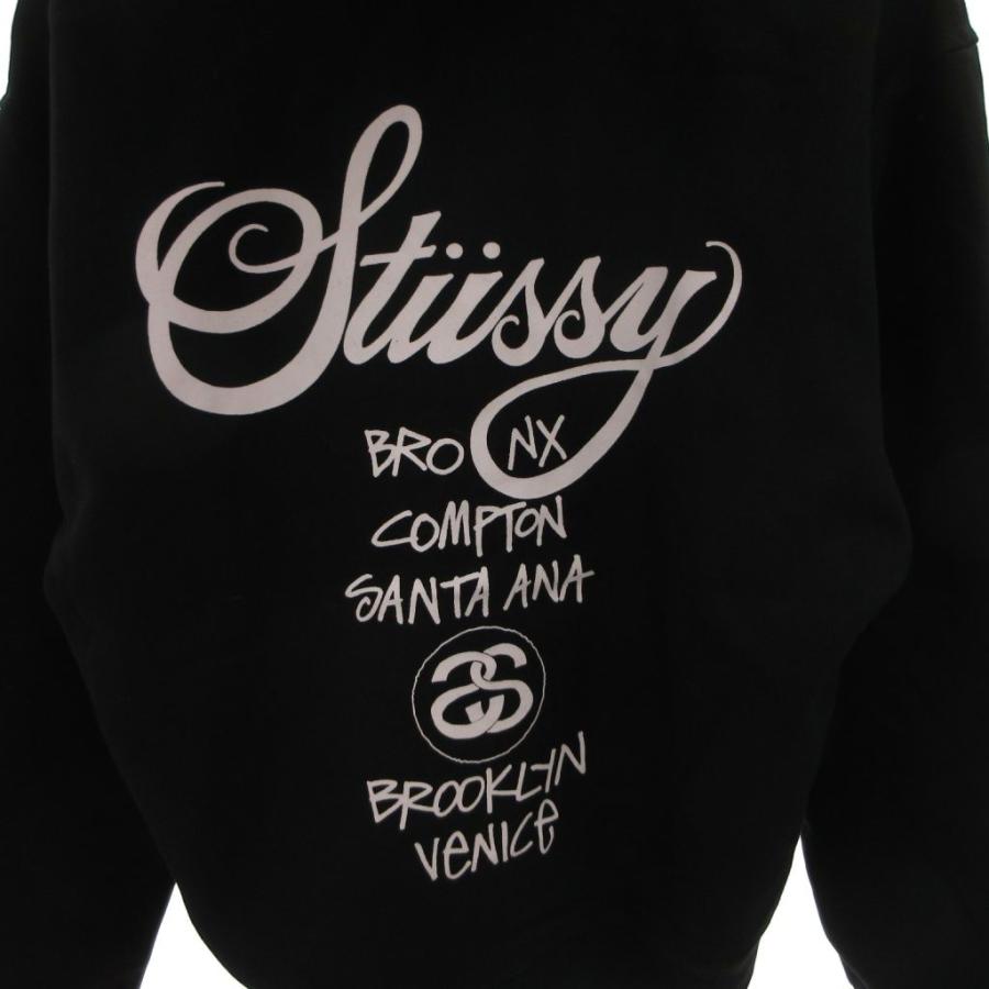 STUSSY（ステューシー） 未使用品 タグ付き WORLD TOUR ZIP HOOD