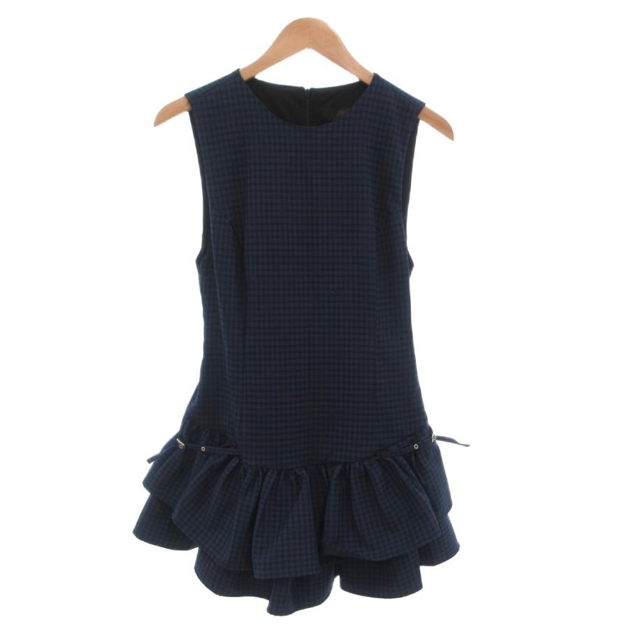 フリル付きチェック柄ショートワンピース ZARA 完売品 値下げしました ZARA（ザラ） ZARA 25AW フリル付き チェック柄 ショート ワンピース