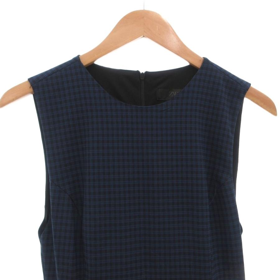 ZARA（ザラ） ZARA 25AW フリル付き チェック柄 ショート ワンピース