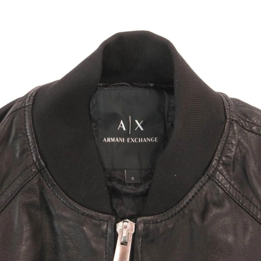 アルマーニエクスチェンジ A/X ARMANI EXCHANGE ラムレザーブルゾン 