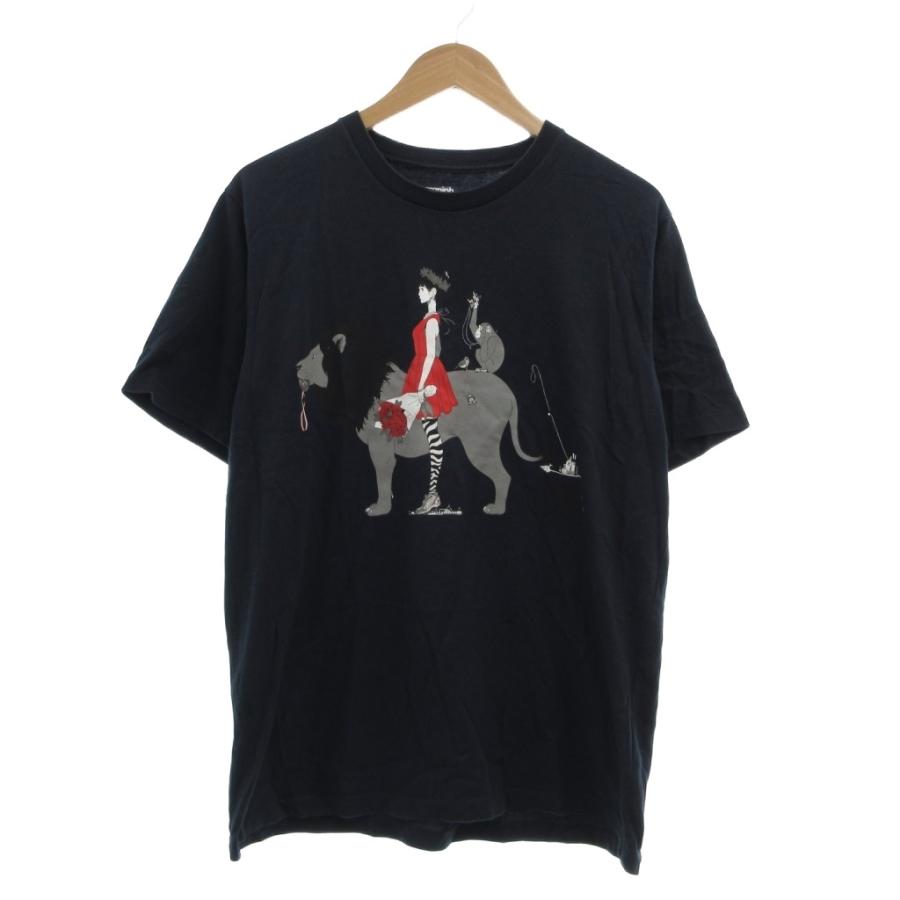 グラニフ graniph 中村佑介 コラボ NOW 美品 Tシャツ 半袖 プリント M