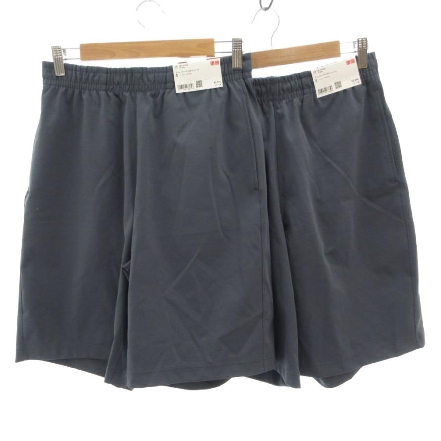 ユニクロ　希少テニスパンツ　黒単色　メンズLサイズ ユニクロ（UNIQLO） 未使用品 タグ付き 2点セット 25SS ストレッチ