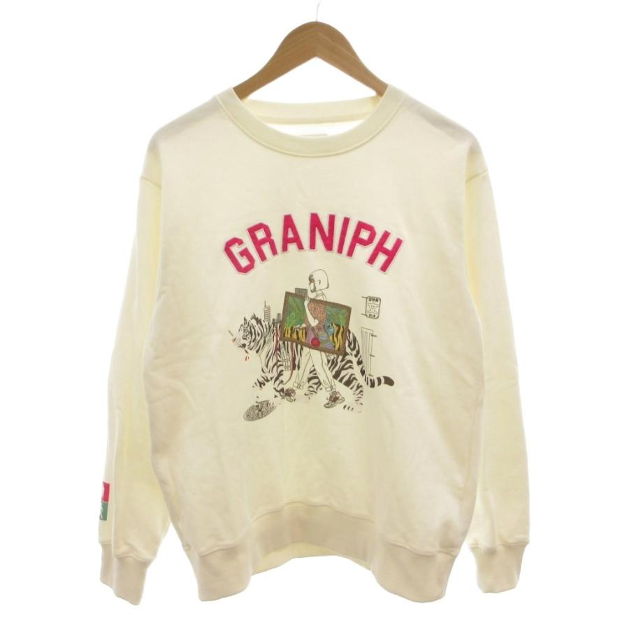 グラニフ graniph 中村佑介 スウェットシャツ トレーナー プリント 