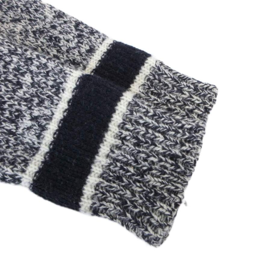 クリスチャンディオール Christian Dior 21AW ニット セーター 長袖 Vネック ロゴ ウール カシミヤ混 総柄 紺 ネイビー 054S01A303の画像