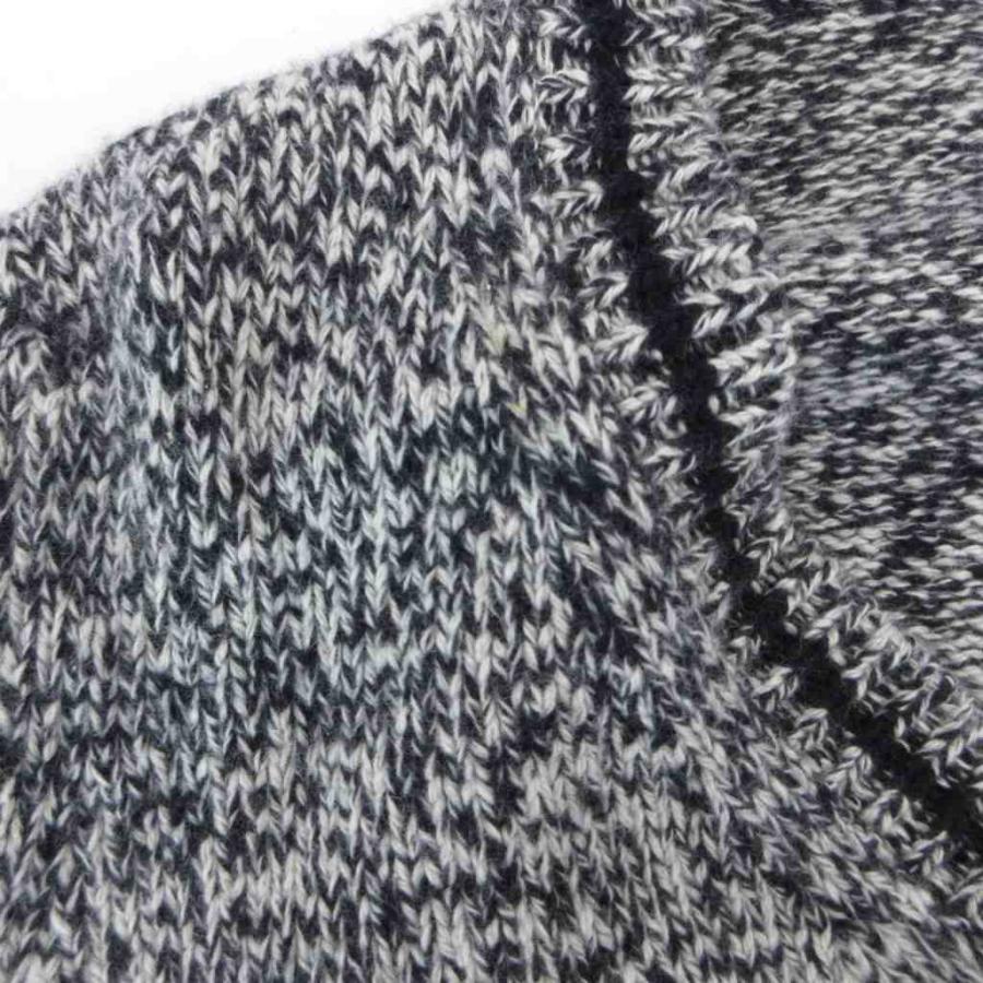 クリスチャンディオール Christian Dior 21AW ニット セーター 長袖 Vネック ロゴ ウール カシミヤ混 総柄 紺 ネイビー 054S01A303の画像
