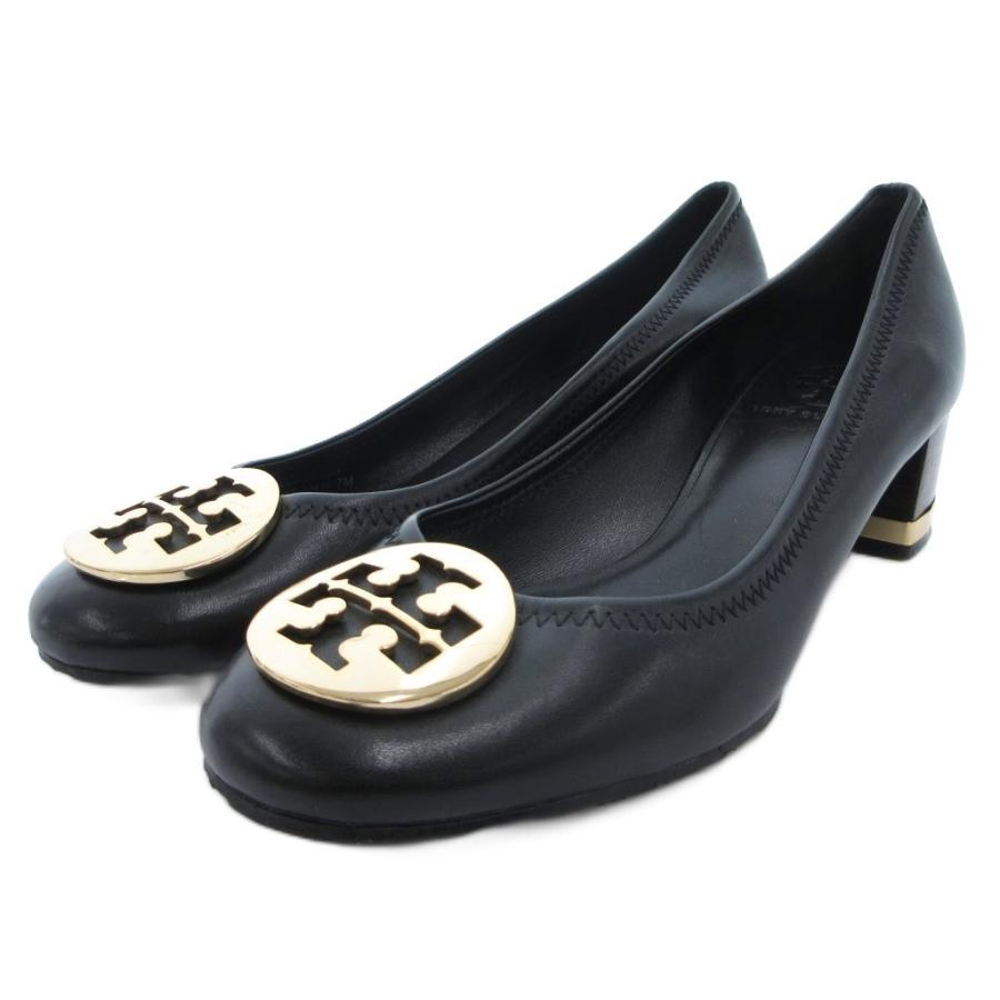 TORY BURCH（トリーバーチ） パンプス チャンキーヒール ラウンドトゥ 