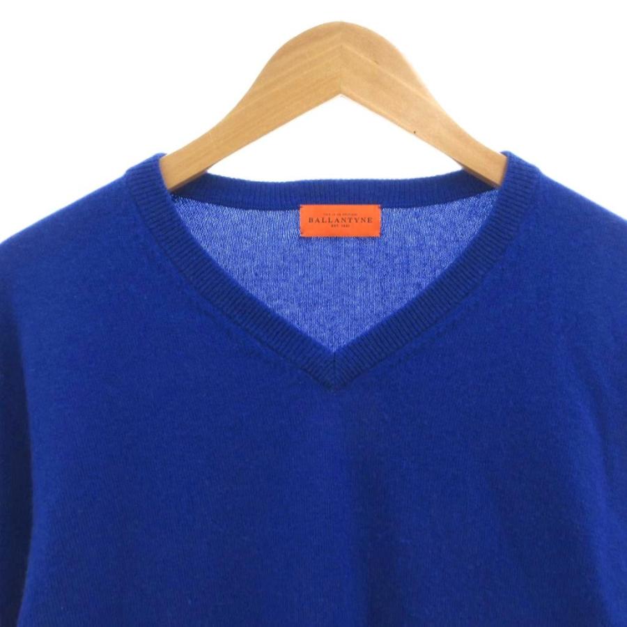 バランタイン BALLANTYNE ニット セーター 長袖 Vネック カシミヤ100