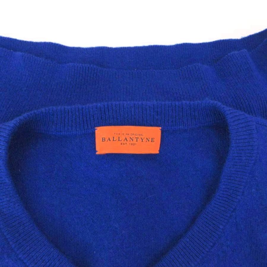 バランタイン BALLANTYNE ニット セーター 長袖 Vネック カシミヤ100