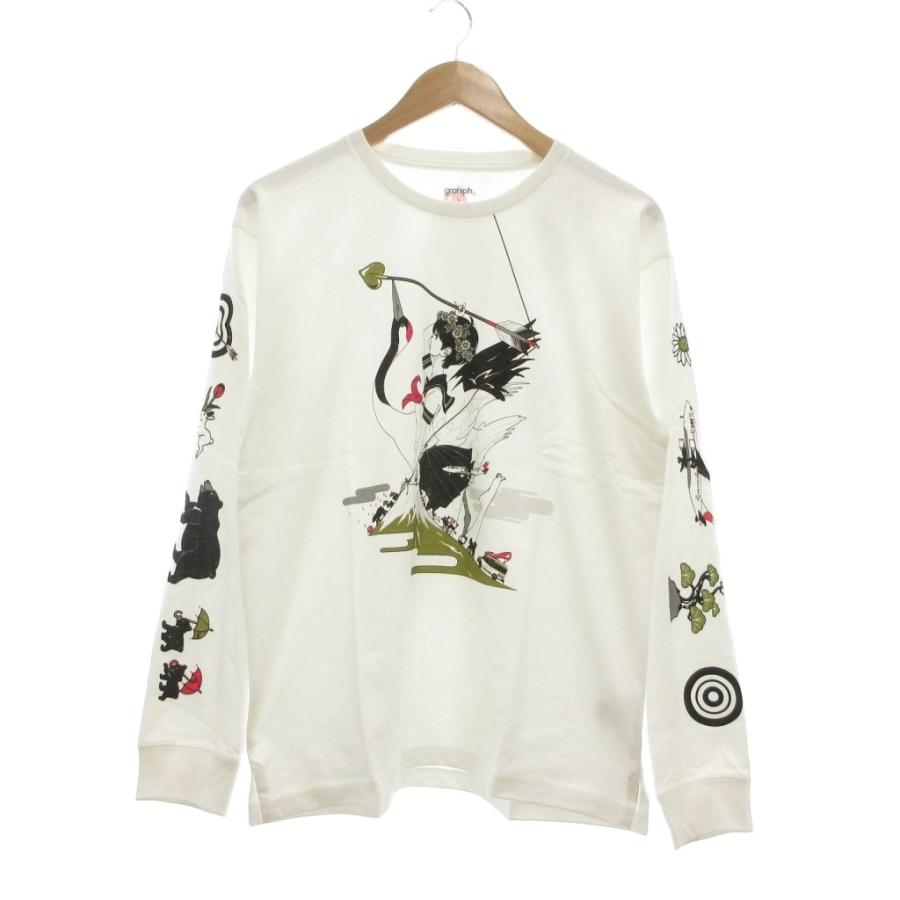 未使用品 グラニフ graniph タグ付き 中村佑介 心の弓 長袖Tシャツ 