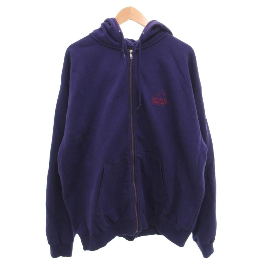 エクストララージ X-LARGE BACKSIDE OG ZIP UP HOODED SWEATSHIRT 