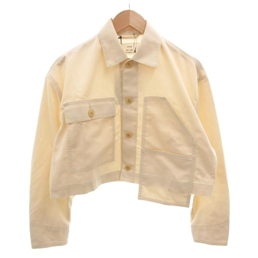 ハイク HYKE タグ付き T/C WORK JACKET ジャケット ブルゾン 短丈 