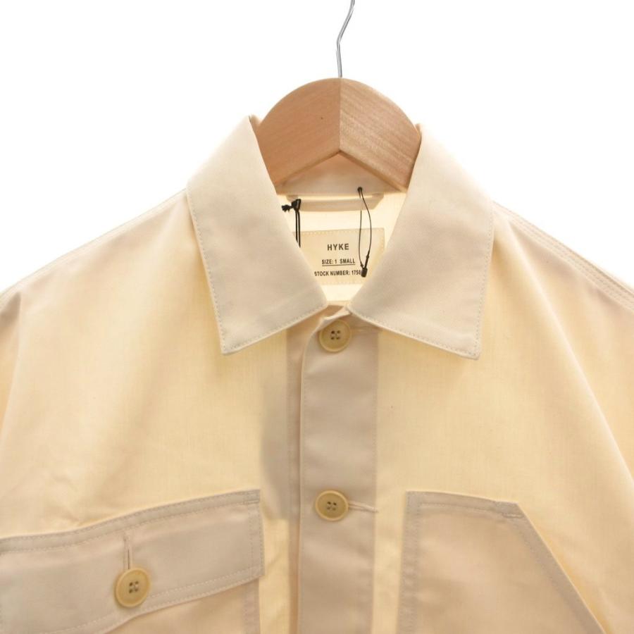ハイク HYKE タグ付き T/C WORK JACKET ジャケット ブルゾン 短丈 