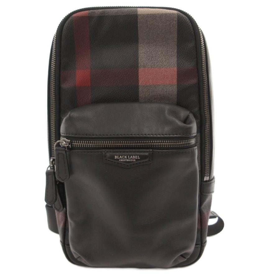 美品✨ブラックレーベルクレストブリッジ　ボディバッグ　チェック　ショルダーバッグ ブラックレーベルクレストブリッジ BLACK LABEL CRESTBRIDGE ボディ