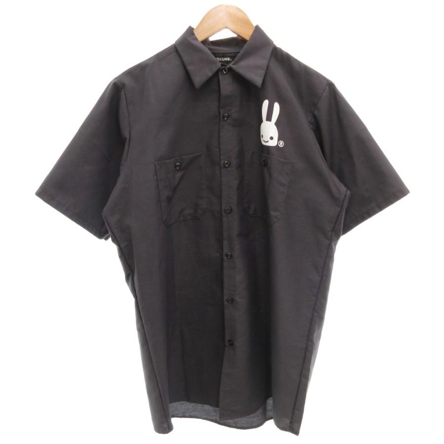 ＊CUNE×RED KAP 連うさぎ 長袖 シャツ トップス キューン CUNE レッドキャップ RED KAP ワークシャツ 半袖 カジュアル