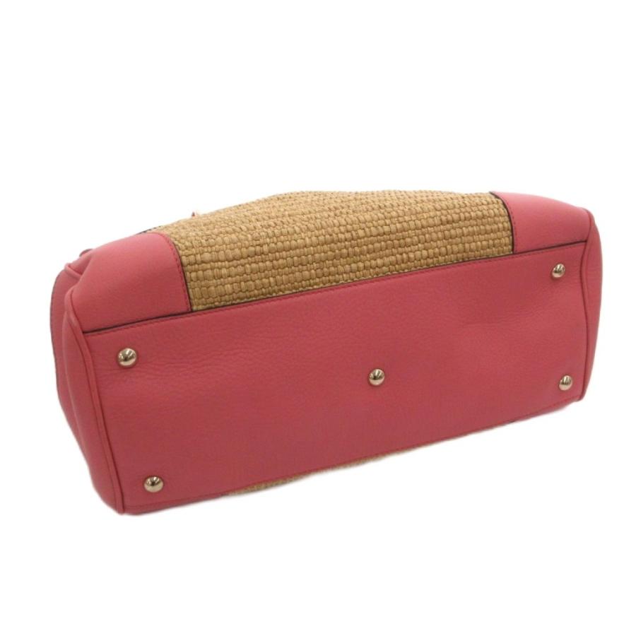 GUCCI（グッチ） バンブー 2WAY ハンドバッグショルダー かご ストロー 