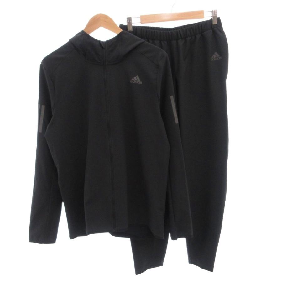 ブラック ジャージパンツ・ジャケットセット adidas（アディダス） セットアップ ジャージ ジャケット パンツ ロゴ