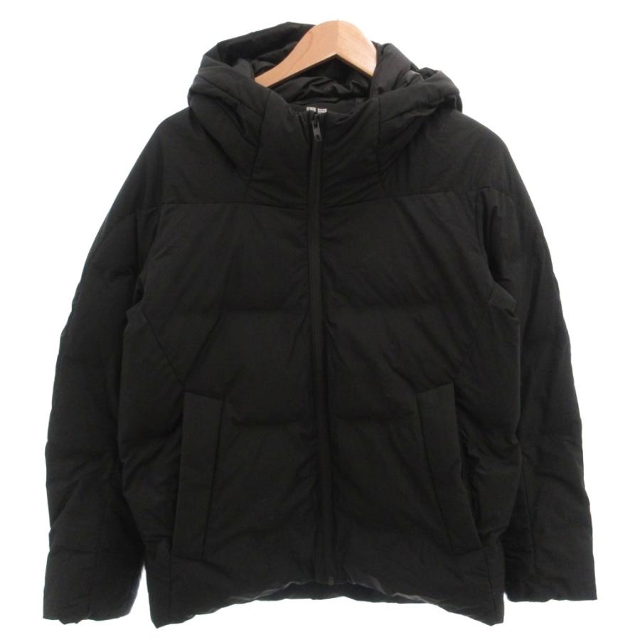 ユニクロ（UNIQLO） シームレスダウンパーカ 3Dカット ジャケット M 黒