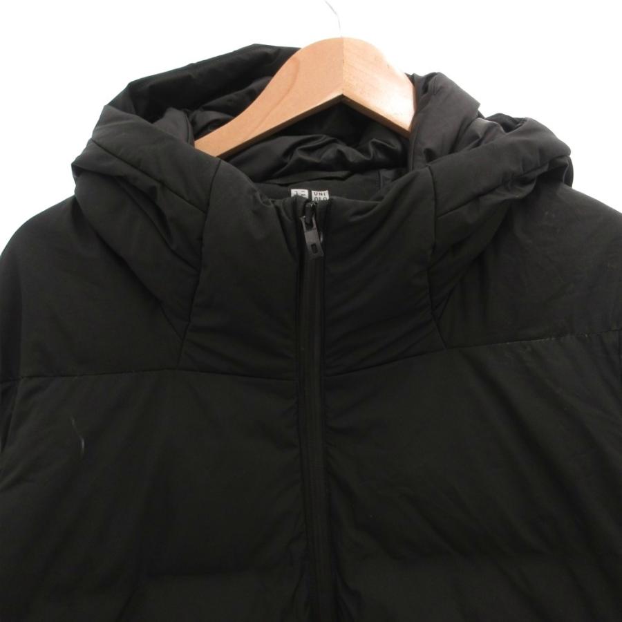 ユニクロ（UNIQLO） シームレスダウンパーカ 3Dカット ジャケット M 黒