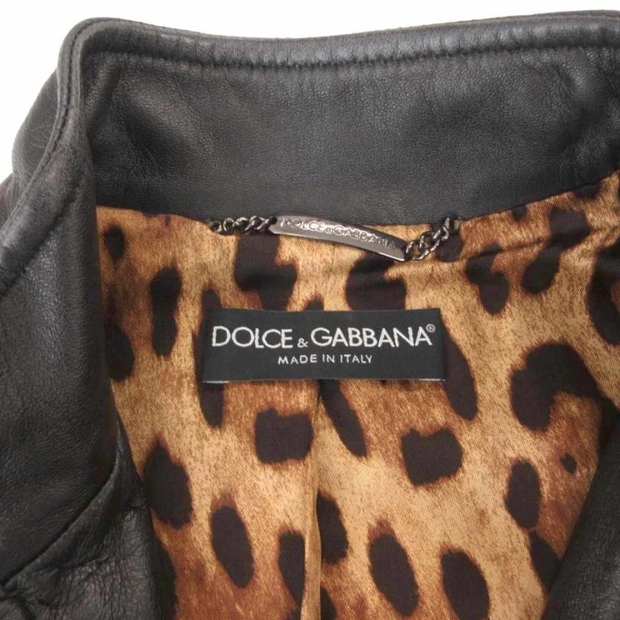 DOLCE&GABBANA（ドルチェ & ガッバーナ） ドルガバ レザージャケット