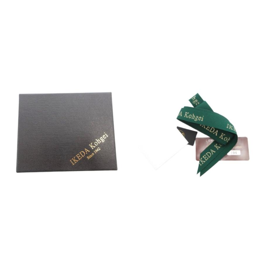 未使用品 IKEDA kohgei 池田工芸 マット クロコダイル 2つ折り財布 