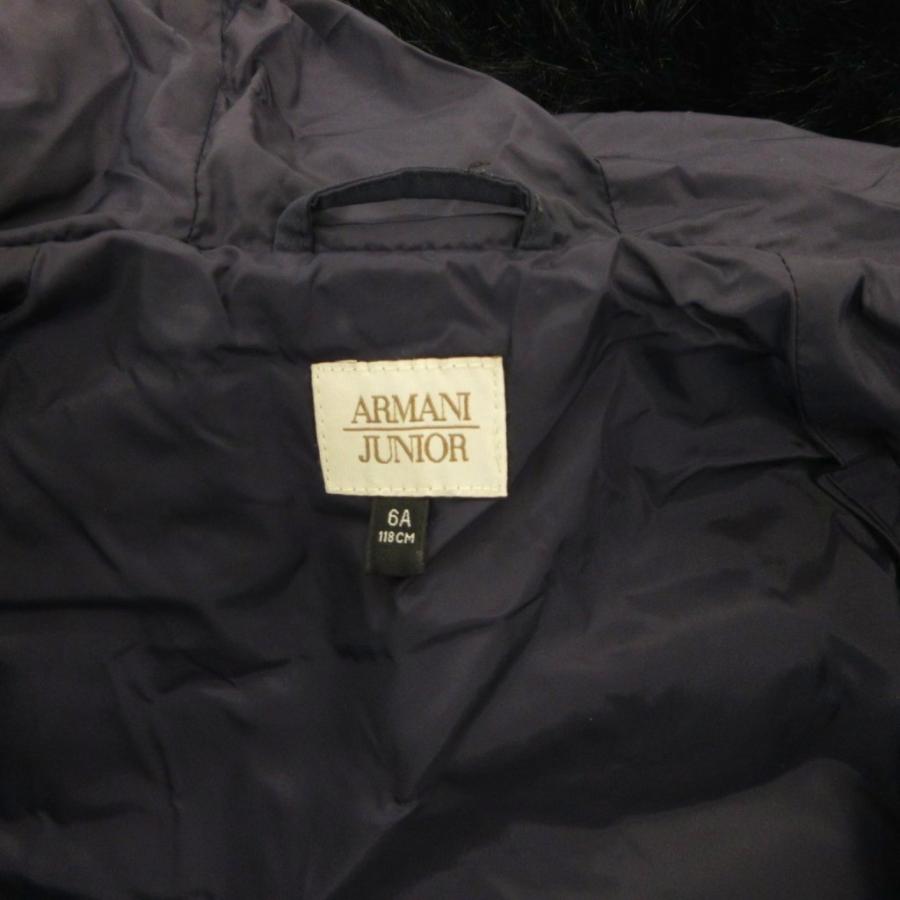 アルマーニ ジュニア ARMANI Jr フーデットコート 切替 フェイクファー