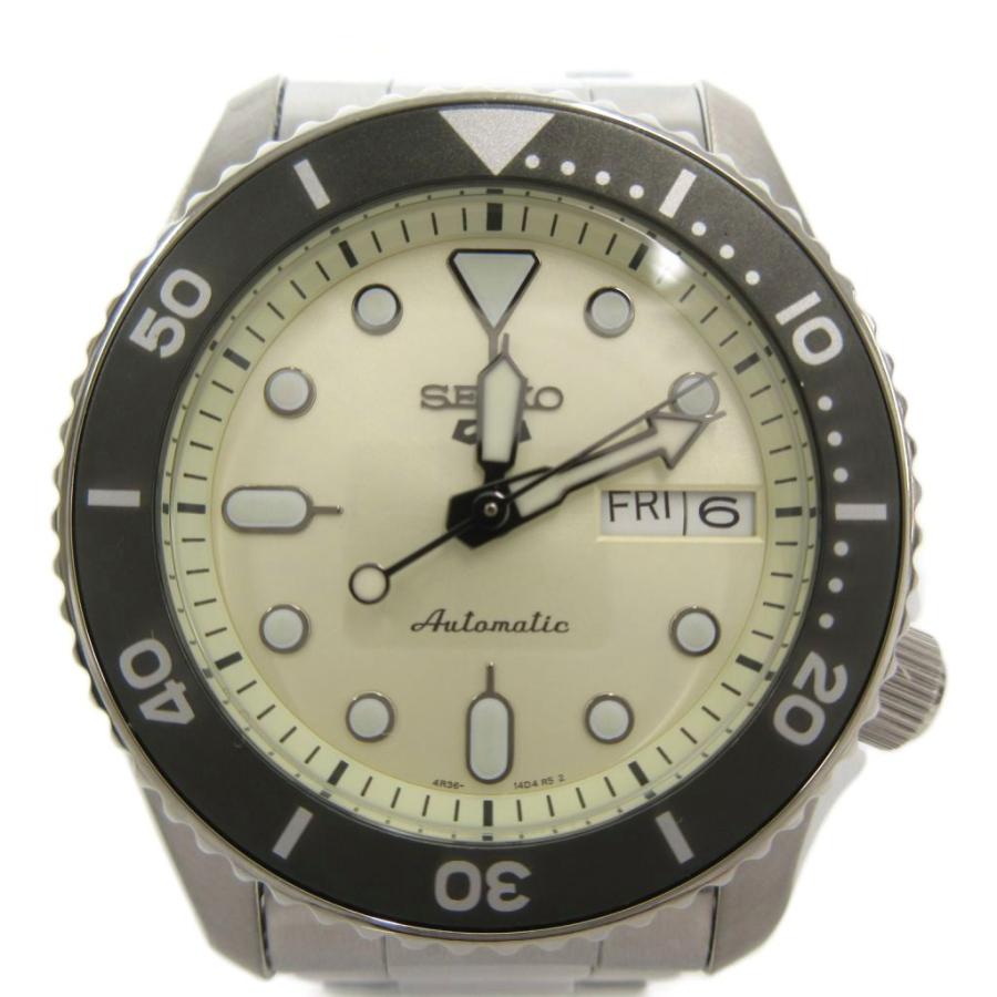 セイコー SEIKO 5 SPORT 腕時計 デイデイト 自動巻き 裏スケルトン