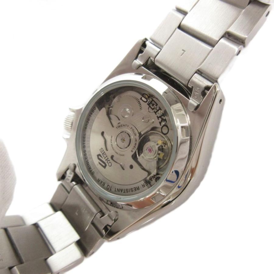 セイコー SEIKO 5 SPORT 腕時計 デイデイト 自動巻き 裏スケルトン