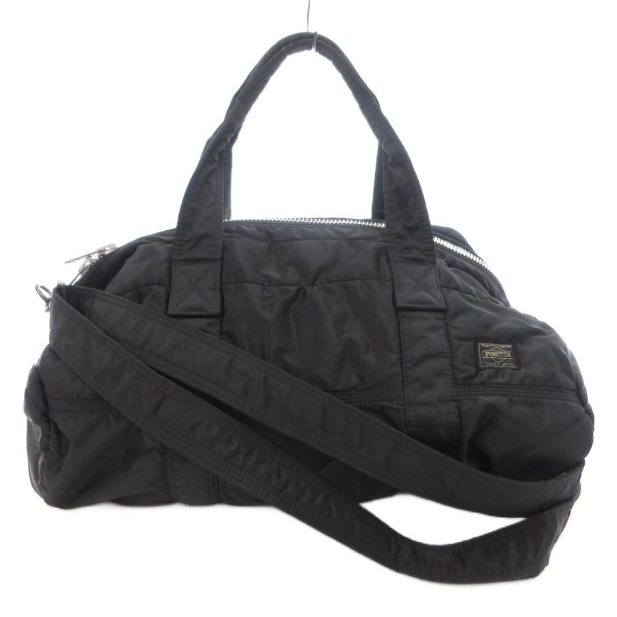 美品 PORTER タンカー ダッフルバッグ 黒 2WAY ナイロン 大容量 PORTER ポーター タンカー 2WAY ダッフルバッグ ボストン ショルダー