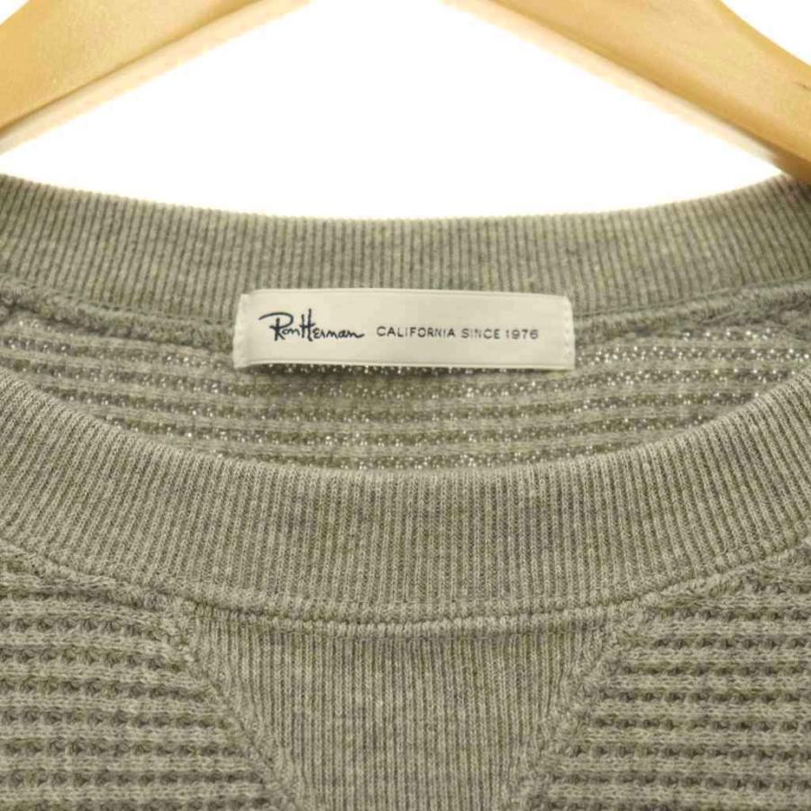 ロンハーマン Ron Herman Tシャツ カットソー 長袖 ワッフル生地 L 