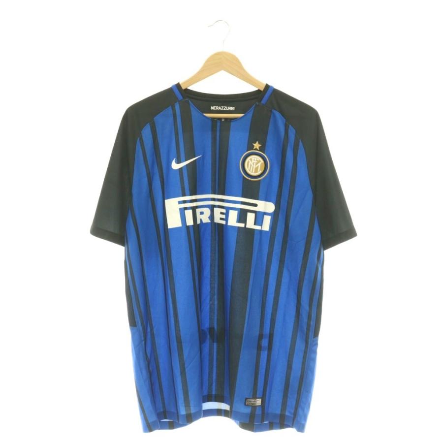 UMBRO インテル ユニフォーム ブルー ブラック Lサイズ NIKE（ナイキ） インテル 17/18 ユニフォーム ホーム Tシャツ 半袖