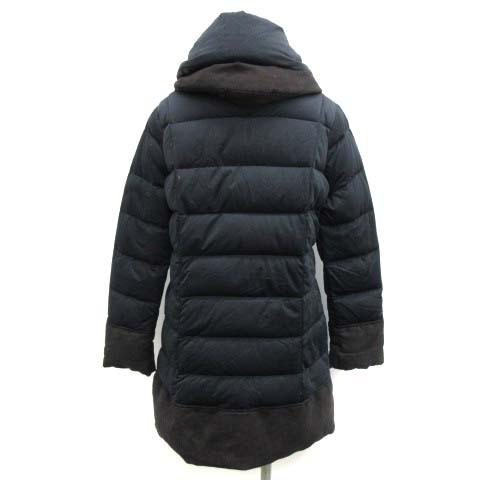 YOSOOUヨソオウロングダウンコートネイビー