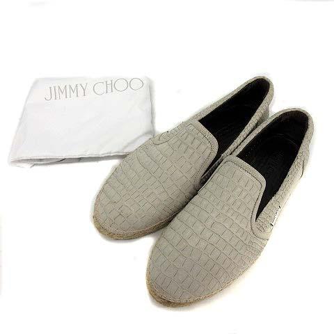 ジミーチュウ JIMMY CHOO スリッポン フラットシューズ エスパドリーユ