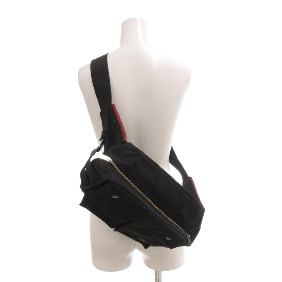 極美品✨PORTER × iLS ポーター エルファイン ボディバッグ L 黒 PORTER ポーター エルファイン ILS ウエストバッグ ボディバッグ ロゴ