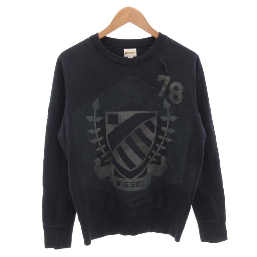 DIESEL（ディーゼル） スウェット トレーナー S 紺 ネイビー 長袖