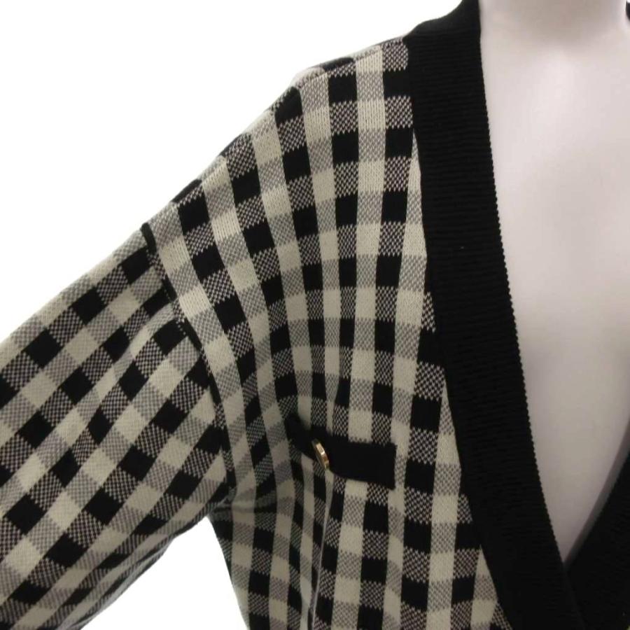 エムズグレイシー M'S GRACY カーディガン コットンニット チェック