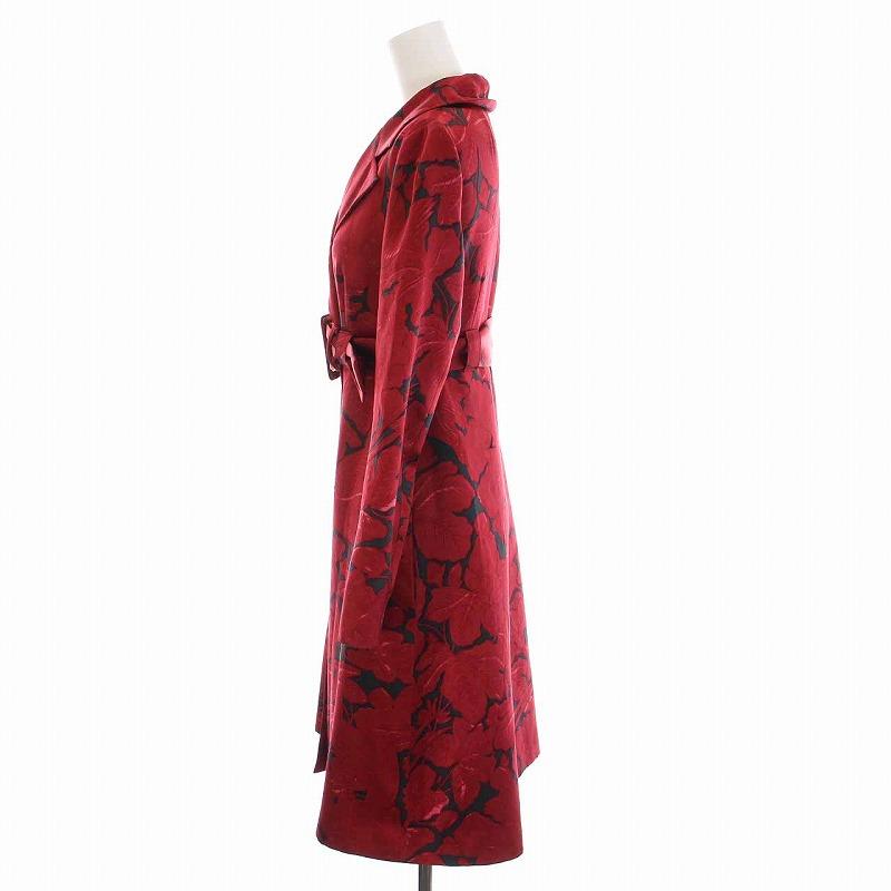 ヴィヴィアンタム VIVIENNE TAM ロングコート 花柄 シルク コットン 