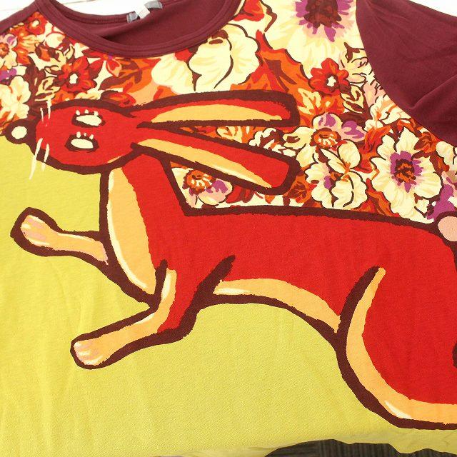 トクコプルミエヴォル TOKUKO 1er VOL Tシャツ 半袖 うさぎ 花柄 