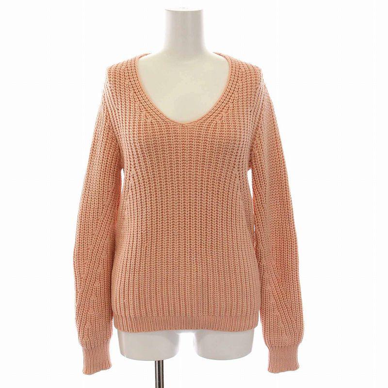 エスカーダ ESCADA SPORT セーター ニット リブ 長袖 XS ピンク /YM 